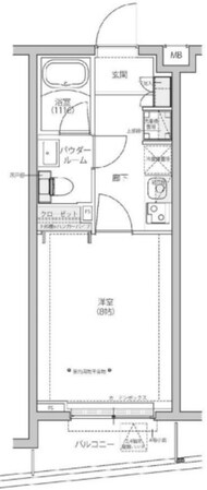 パティーナ蒲田南DUOの物件間取画像